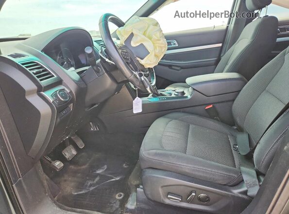 1FM5K8D82GGD07200 2016 FORD EXPLORER Gray Widok wnętrza z przodu