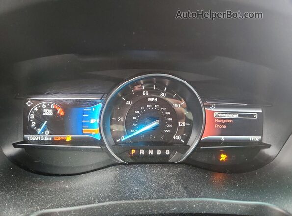 1FM5K8D82GGD07200 2016 FORD EXPLORER Gray Widok zestawu wskaźników