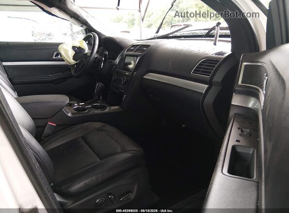 1FM5K8D82HGA30551 2017 FORD EXPLORER Белый Вид салона спереди