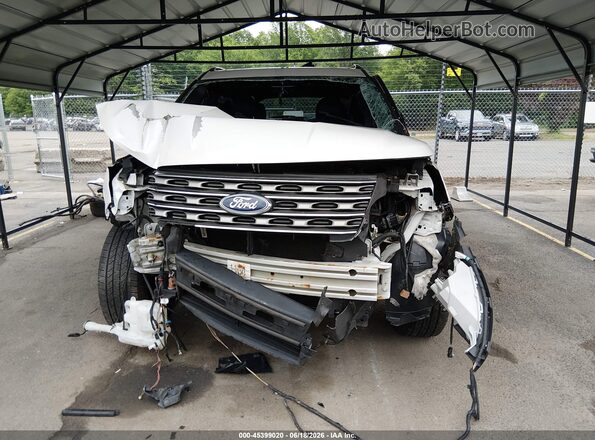 1FM5K8D82HGA30551 2017 FORD EXPLORER Белый Вид задней части салона