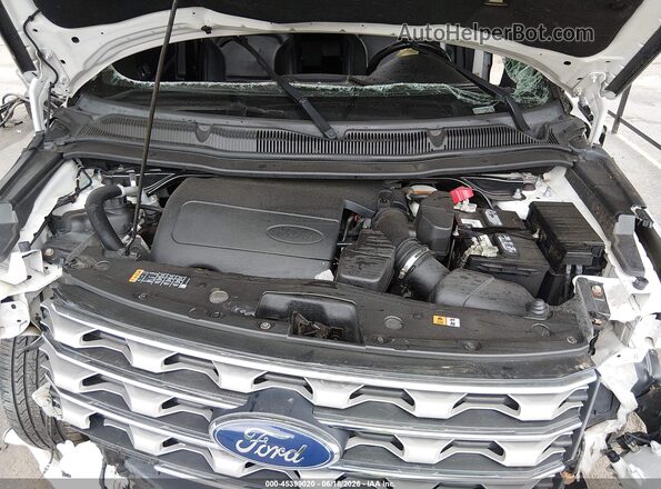 1FM5K8D82HGA30551 2017 FORD EXPLORER Белый Вид сзади