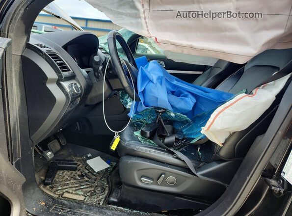 1FM5K8D82HGC79755 2017 FORD EXPLORER Black Front interior view