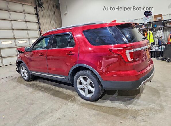 1FM5K8D82HGD46936 2017 FORD EXPLORER Red Tył lewy