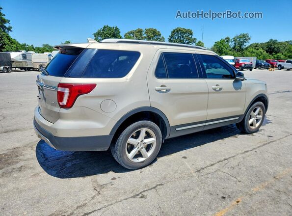1FM5K8D82HGD99152 2017 FORD EXPLORER Beige უკანა მარჯვენა
