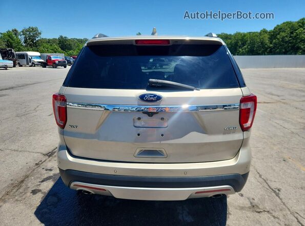 1FM5K8D82HGD99152 2017 FORD EXPLORER Beige უკანა ხედი