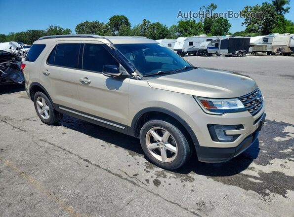 1FM5K8D82HGD99152 2017 FORD EXPLORER Beige წინა მარჯვენა