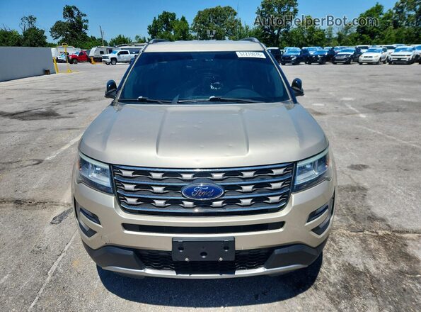 1FM5K8D82HGD99152 2017 FORD EXPLORER Beige წინა ხედი