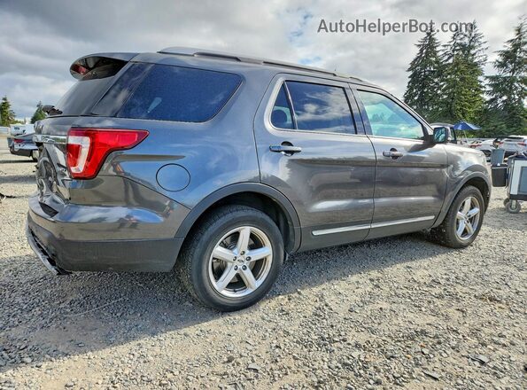 1FM5K8D82HGE00462 2017 FORD EXPLORER Gray Задня права чверть