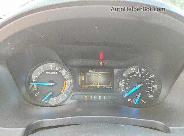 1FM5K8D82HGE00462 2017 FORD EXPLORER Gray Вид щитка приладів