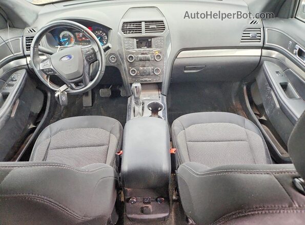 1FM5K8D82JGA18194 2018 FORD EXPLORER Gray Առջևի վահանակի տեսք
