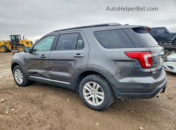 1FM5K8D82JGA18194 2018 FORD EXPLORER Gray Հետևի ձախ