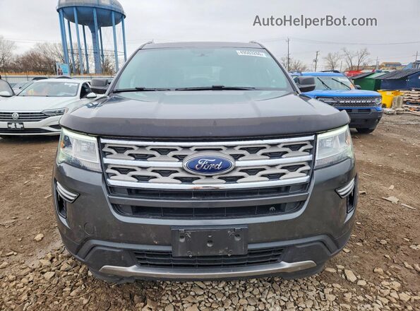 1FM5K8D82JGA18194 2018 FORD EXPLORER Gray Դիմացի տեսք
