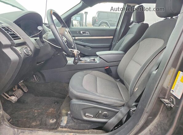 1FM5K8D82JGA18194 2018 FORD EXPLORER Gray Սալոնի դիմացի տեսք