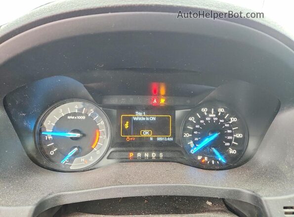 1FM5K8D82JGA18194 2018 FORD EXPLORER Gray Սարքավորումների վահանակի տեսք