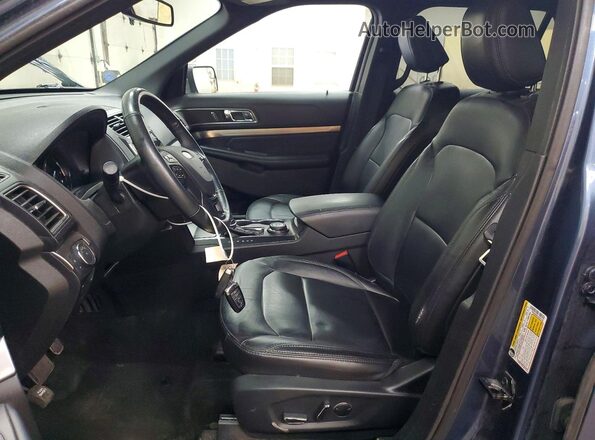1FM5K8D82JGC04768 2018 FORD EXPLORER Blue Սալոնի դիմացի տեսք