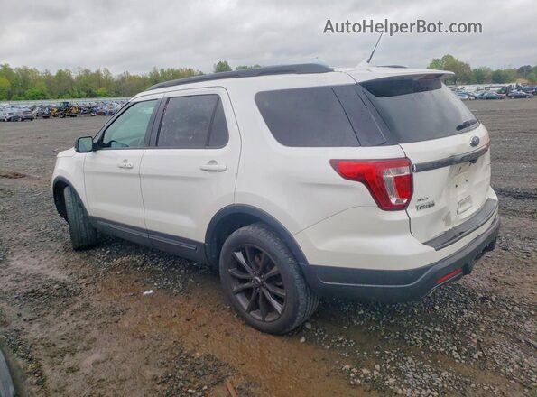 1FM5K8D82JGC56742 2018 FORD EXPLORER Белый Задняя левая четверть