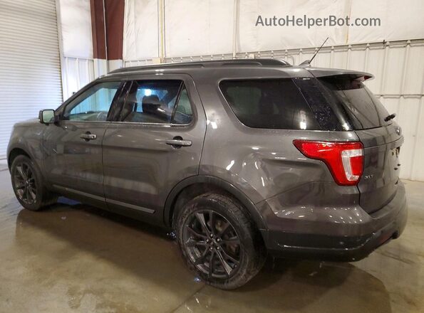 1FM5K8D82KGA89624 2019 FORD EXPLORER Gray Rear left
