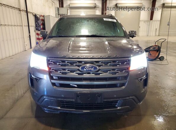 1FM5K8D82KGA89624 2019 FORD EXPLORER Gray Front view