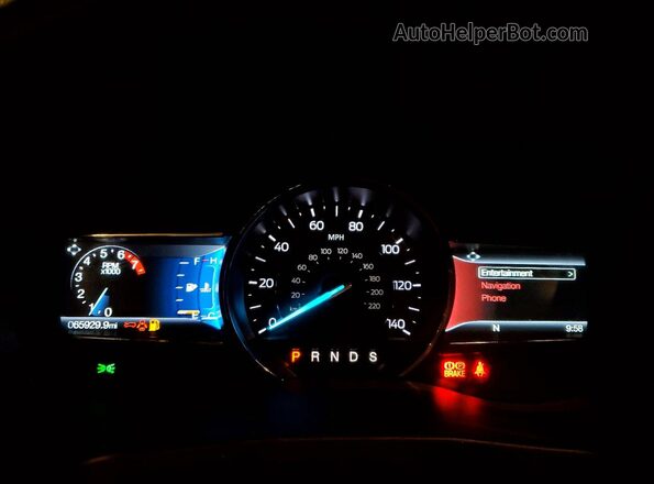 1FM5K8D82KGA89624 2019 FORD EXPLORER Gray Instrument cluster view