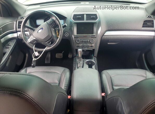 1FM5K8D83GGA26491 2016 FORD EXPLORER Gray Widok deski rozdzielczej