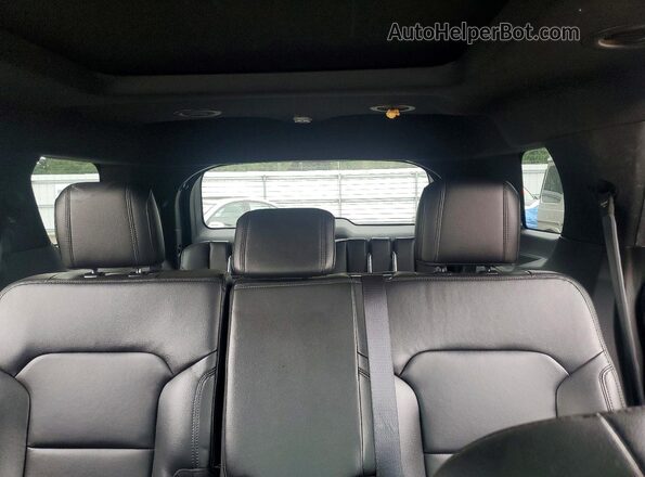 1FM5K8D83GGA26491 2016 FORD EXPLORER Gray Widok tylnych siedzeń