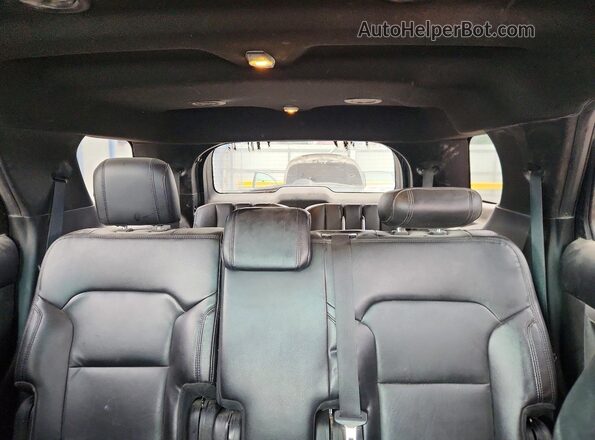 1FM5K8D83GGC38002 2016 FORD EXPLORER Silver Vista de los asientos traseros