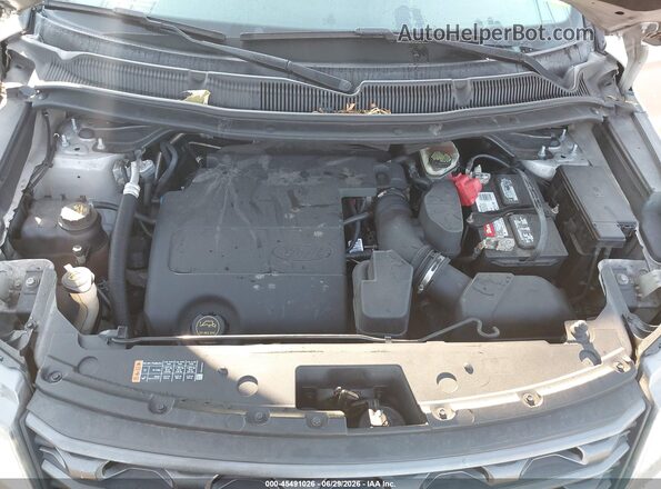 1FM5K8D83HGA40392 2017 FORD EXPLORER Серебряный Вид сзади