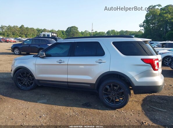 1FM5K8D83HGA40392 2017 FORD EXPLORER Серебряный Панорамный вид салона 360°