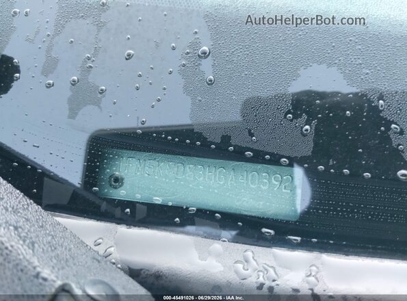 1FM5K8D83HGA40392 2017 FORD EXPLORER Серебряный 