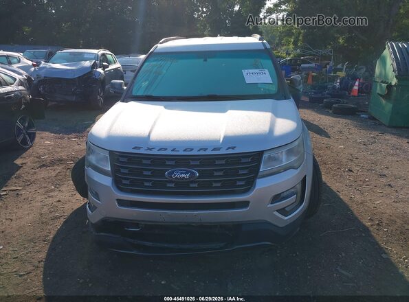 1FM5K8D83HGA40392 2017 FORD EXPLORER Серебряный Вид щитка приборов