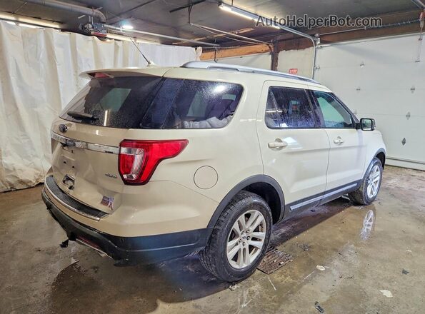 1FM5K8D83JGA22934 2018 FORD EXPLORER Beige Задня права чверть