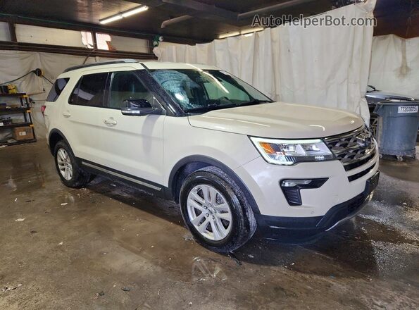 1FM5K8D83JGA22934 2018 FORD EXPLORER Beige Передня права чверть