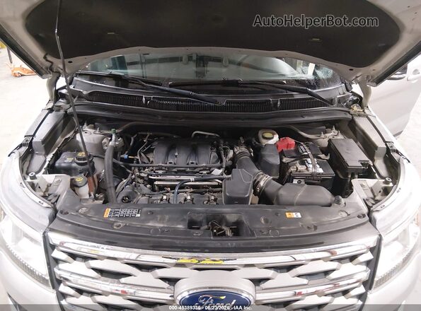 1FM5K8D83JGA92241 2018 FORD EXPLORER Silver Widok z tyłu