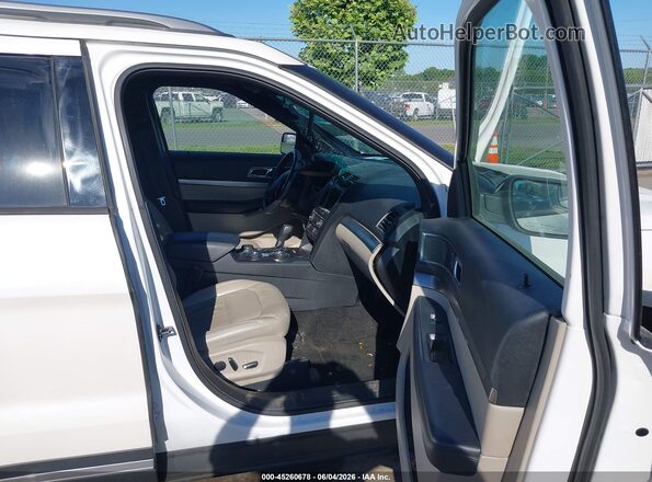 1FM5K8D83JGA94894 2018 FORD EXPLORER White Սալոնի դիմացի տեսք