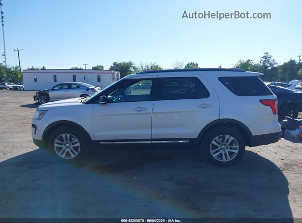 1FM5K8D83JGA94894 2018 FORD EXPLORER White Սալոնի 360 աստիճան տեսք
