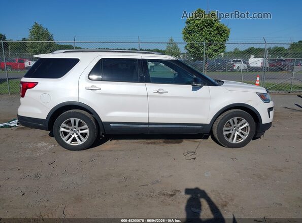 1FM5K8D83JGA94894 2018 FORD EXPLORER White Սալոնի հետևի տեսք