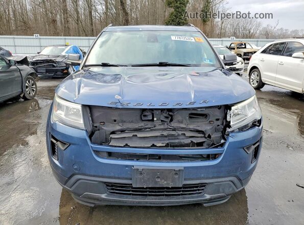 1FM5K8D83JGC30201 2018 FORD EXPLORER Blue 