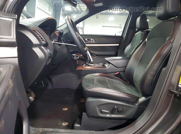 1FM5K8D83KGA60441 2019 FORD EXPLORER Gray Սալոնի դիմացի տեսք