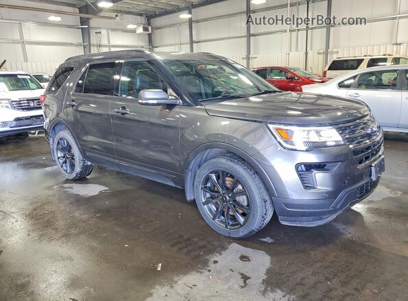 1FM5K8D83KGA60441 2019 FORD EXPLORER Gray Առջևի աջ