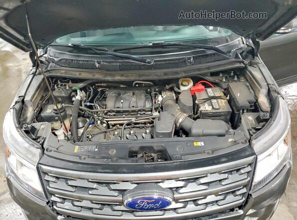 1FM5K8D83KGA60441 2019 FORD EXPLORER Gray Շարժիչի բաժամունքի տեսք