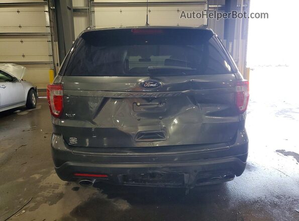 1FM5K8D83KGA60441 2019 FORD EXPLORER Gray Հետևի տեսք