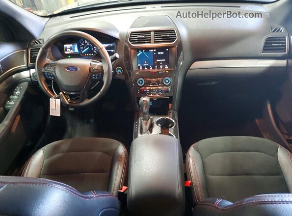 1FM5K8D83KGA60441 2019 FORD EXPLORER Gray Առջևի վահանակի տեսք