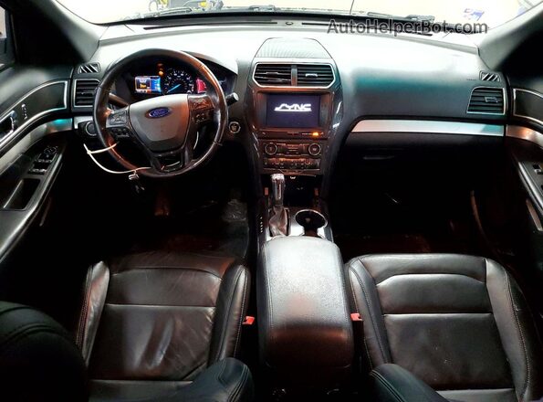 1FM5K8D84GGC31348 2016 FORD EXPLORER Silver Առջևի վահանակի տեսք