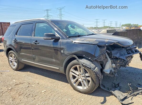 1FM5K8D84GGD00832 2016 FORD EXPLORER Black Առջևի աջ