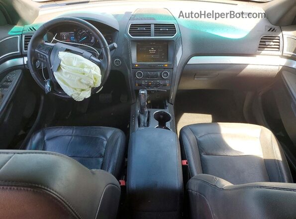 1FM5K8D84GGD00832 2016 FORD EXPLORER Black Առջևի վահանակի տեսք