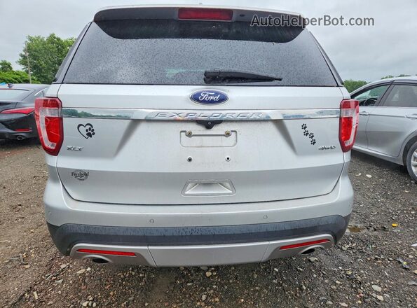1FM5K8D84GGD18554 2016 FORD EXPLORER Silver Հետևի տեսք