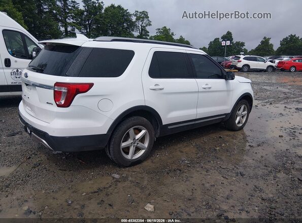 1FM5K8D84HGA44015 2017 FORD EXPLORER White Rear right