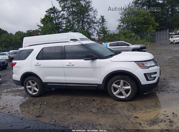 1FM5K8D84HGA44015 2017 FORD EXPLORER White Rear interior view