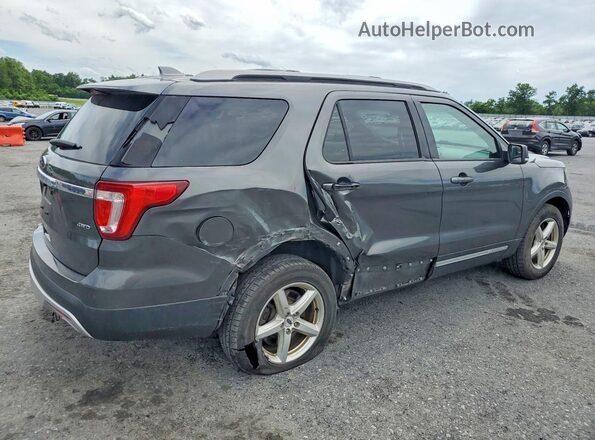 1FM5K8D84HGA53765 2017 FORD EXPLORER Gray Tył prawy