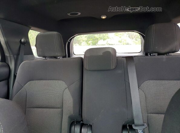 1FM5K8D84HGA53765 2017 FORD EXPLORER Gray Widok tylnych siedzeń